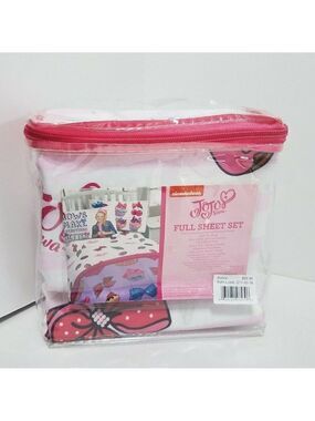 Nickelodeon JoJo Siwa Full Flat Sheet & Standard Pillowcase Set